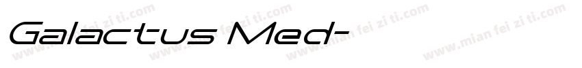 Galactus Med字体转换